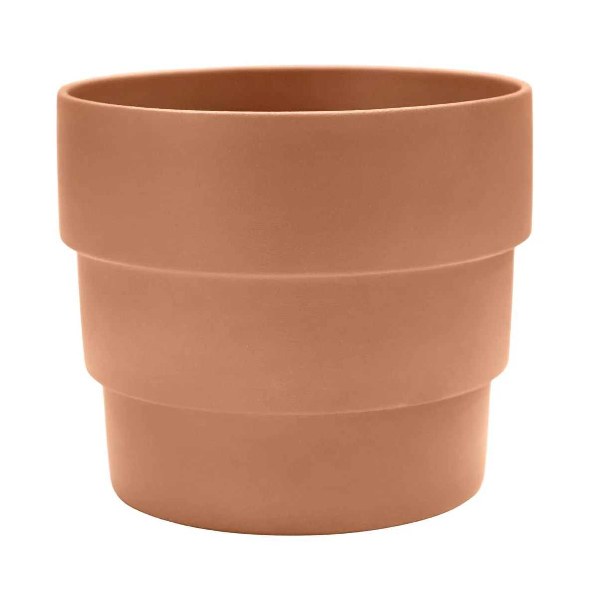 Boston Tiered Planter H18cm D21cm, Ceramic Plant Pot for Indoor and Outdoor Use