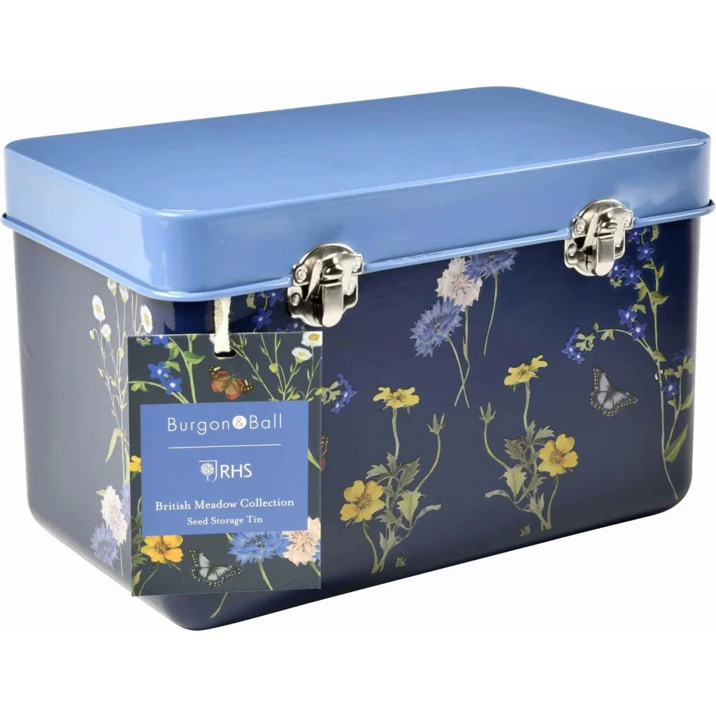 British Meadow Seed Storage Tin