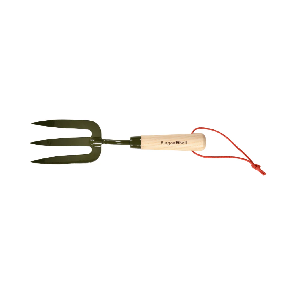 Burgon and Ball RHS BoronGreen Hand Fork - Image 2