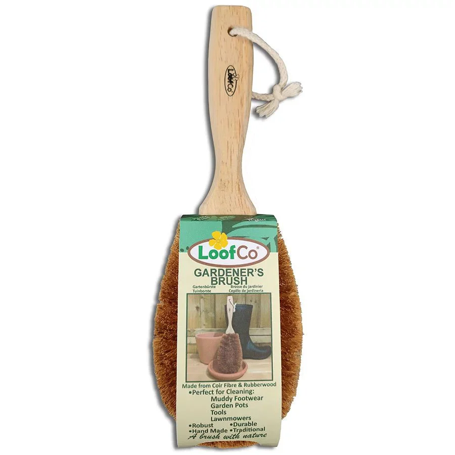 Gardener’s Brush – Natural Loofah & Coconut Fibre Scrubber | Eco-Friendly by LoofCo