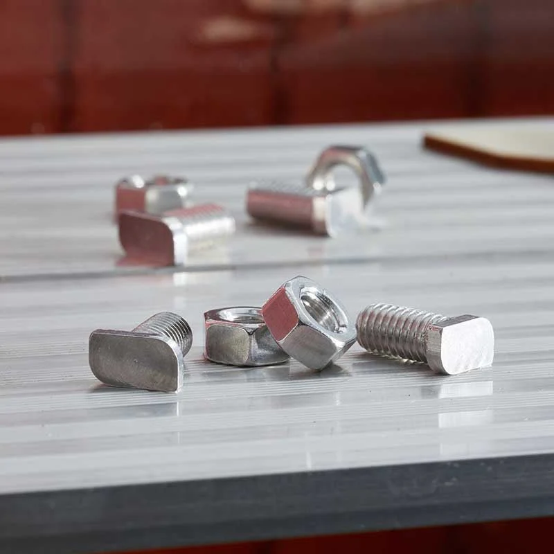 Greenhouse Cropped Head Bolts and Nuts M6 11mm 15 Pack for Aluminium Frames