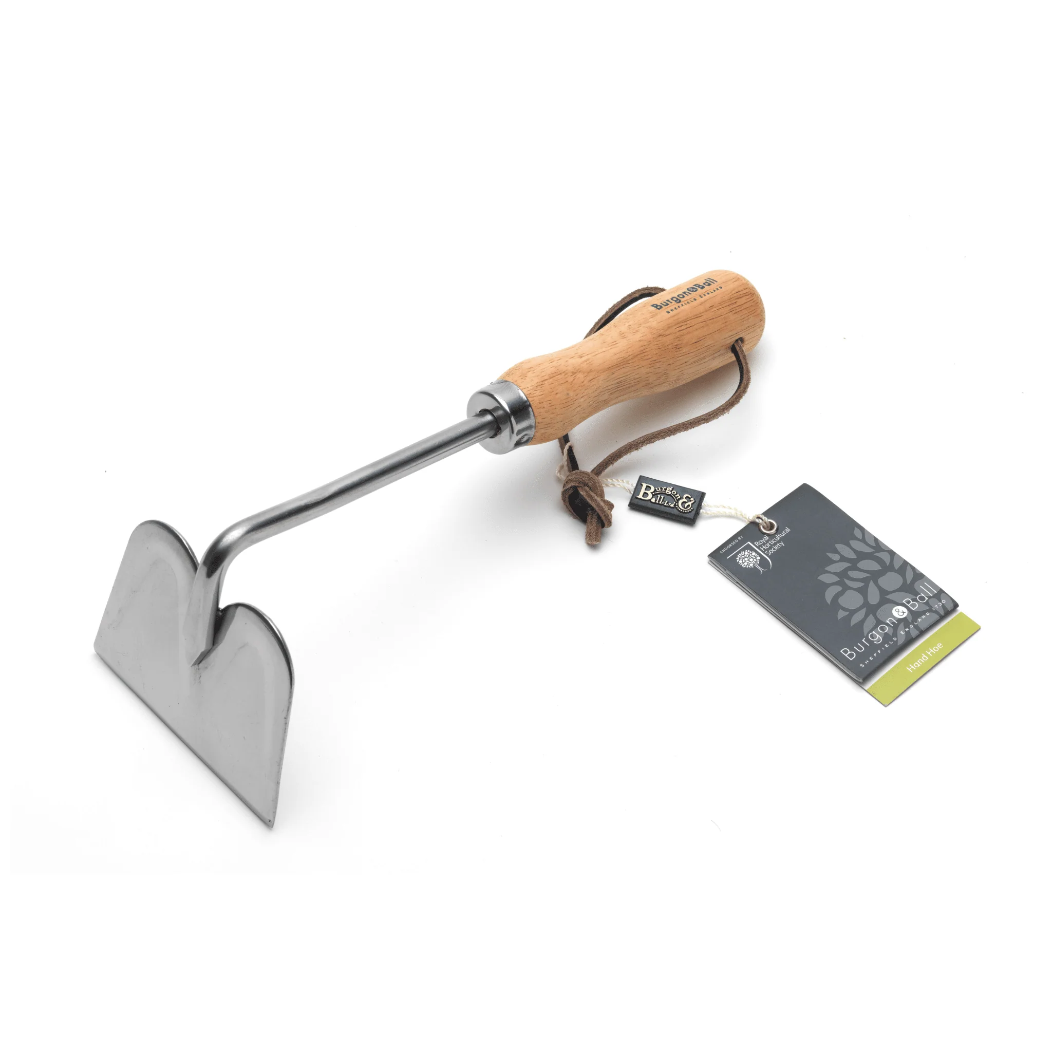 RHS Endorsed Stainless Steel Hand Hoe by Burgon & Ball