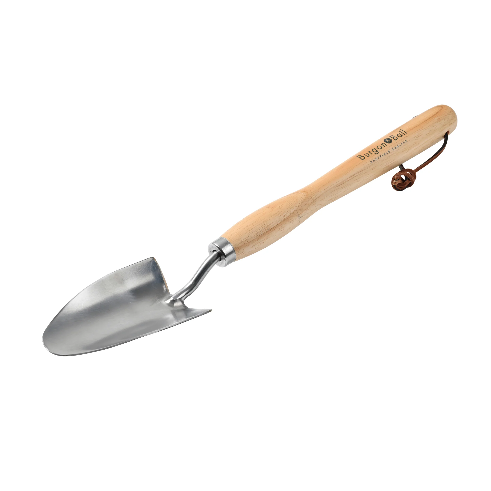RHS Endorsed Stainless Steel Mid Handled Trowel by Burgon & Ball - Image 3