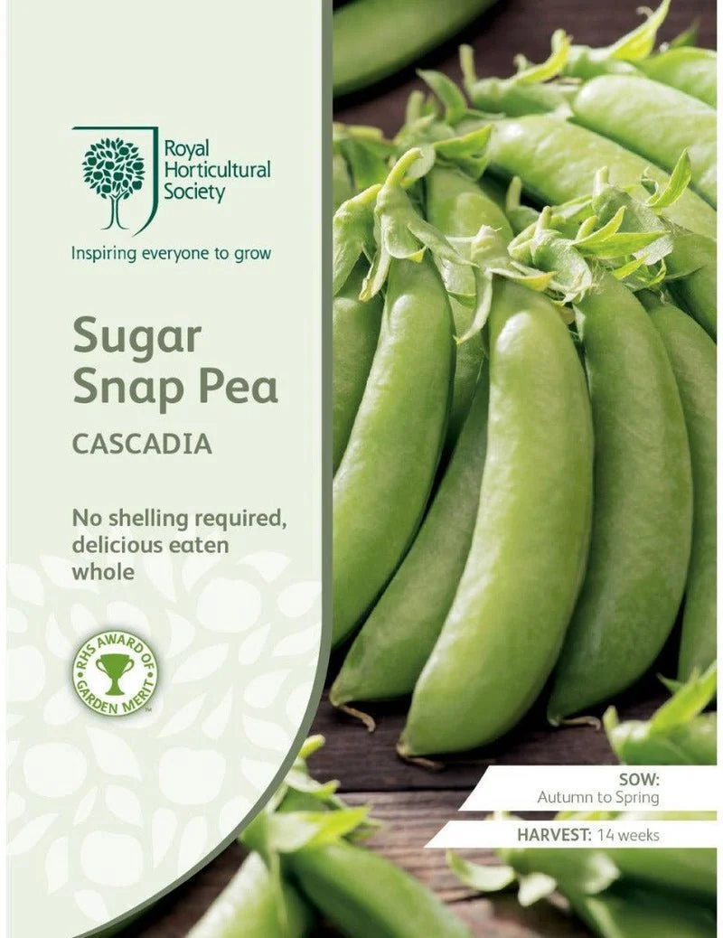 Mr Fothergills RHS Pea Sugarsnap Cascadia Seeds AGM Long Season