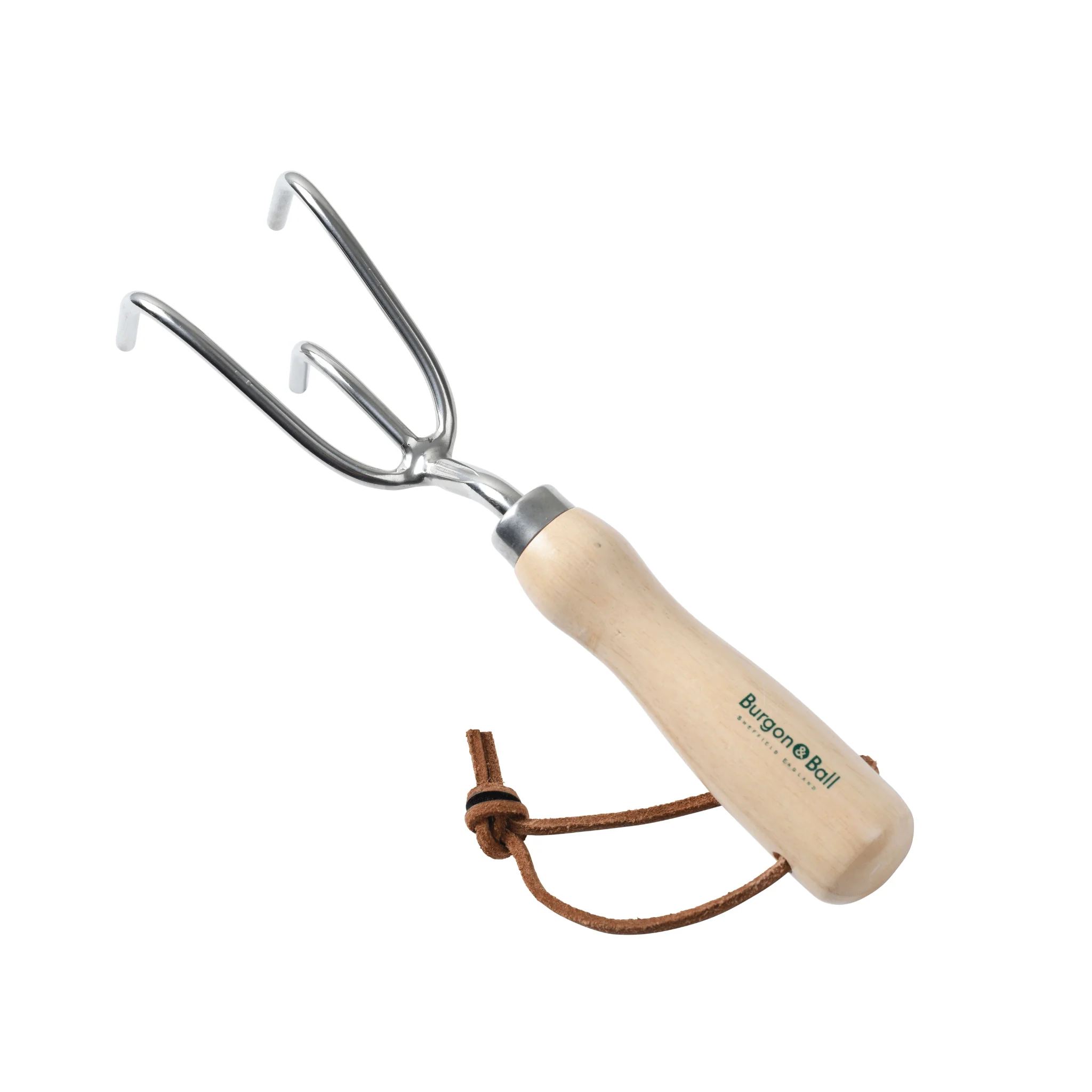 RHS Endorsed Stainless Steel Claw Cultivator by Burgon & Ball - Image 5