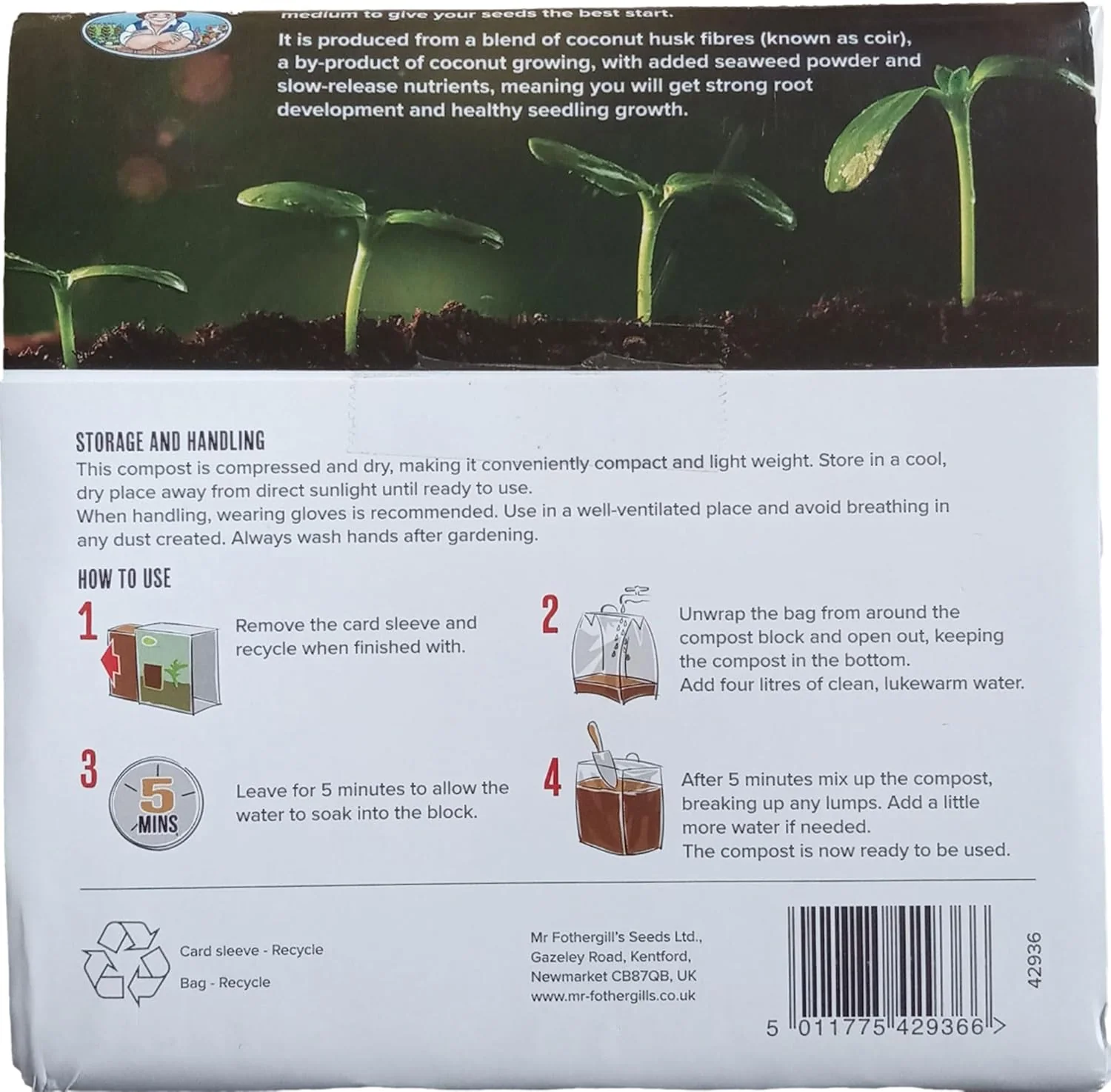 Seed-to-Pot Starter Bundle | Coir Pots, Seed Compost, Propagator and Soil Sieve - Image 14