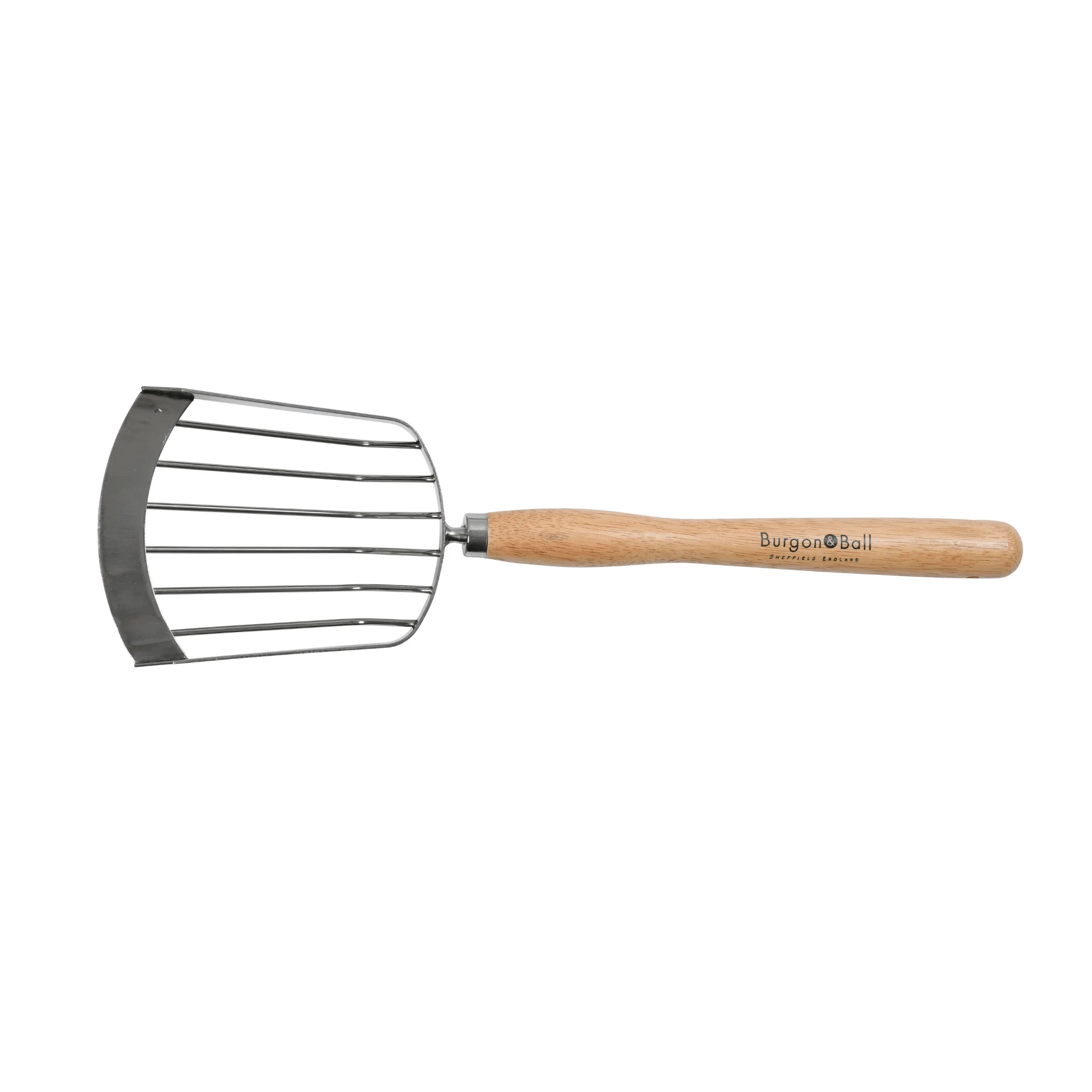 RHS Endorsed Stainless Steel Potato Harvesting Scoop by Burgon & Ball - Image 2