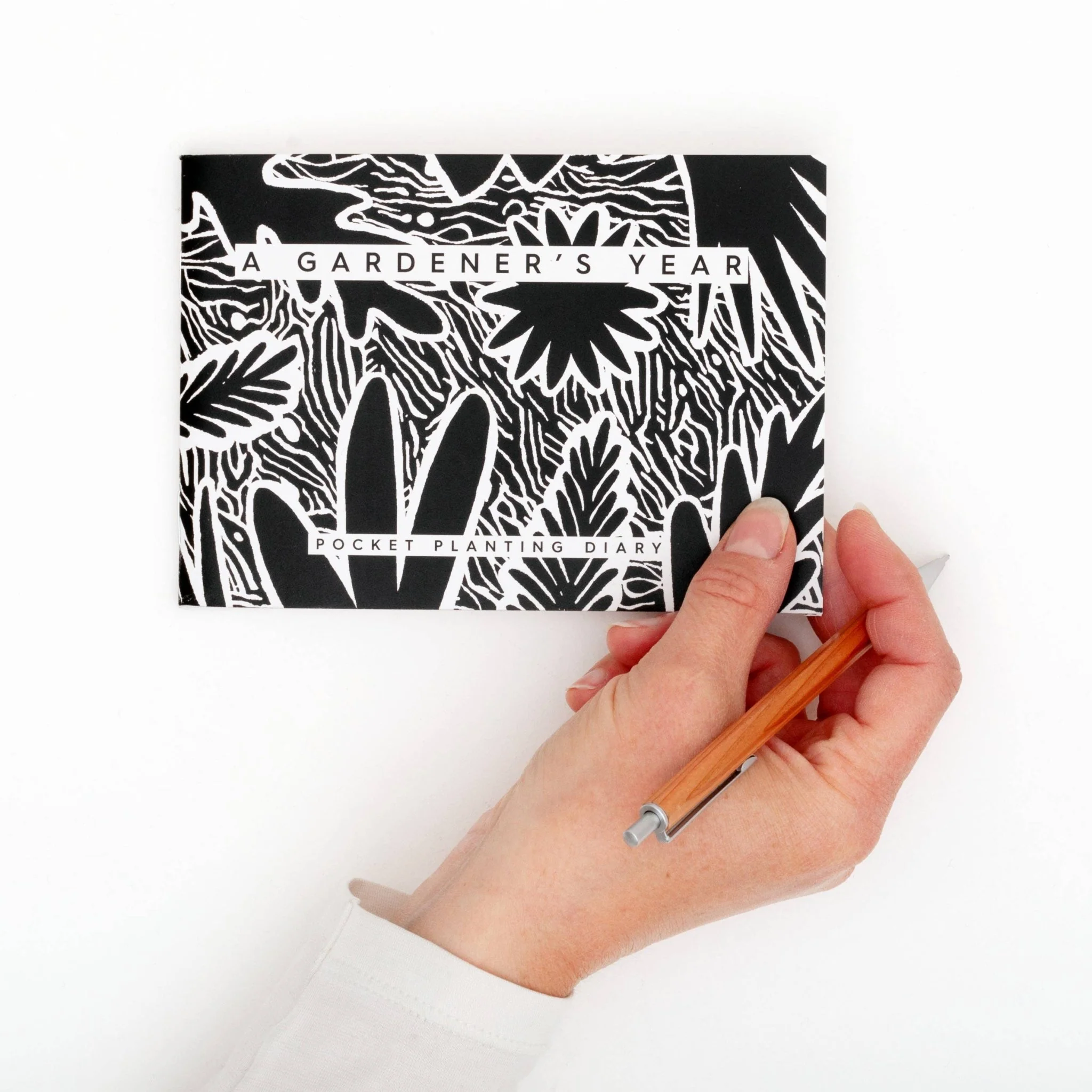 Gardener’s Diary – Black & White Illustrated Journal | Studio Wald