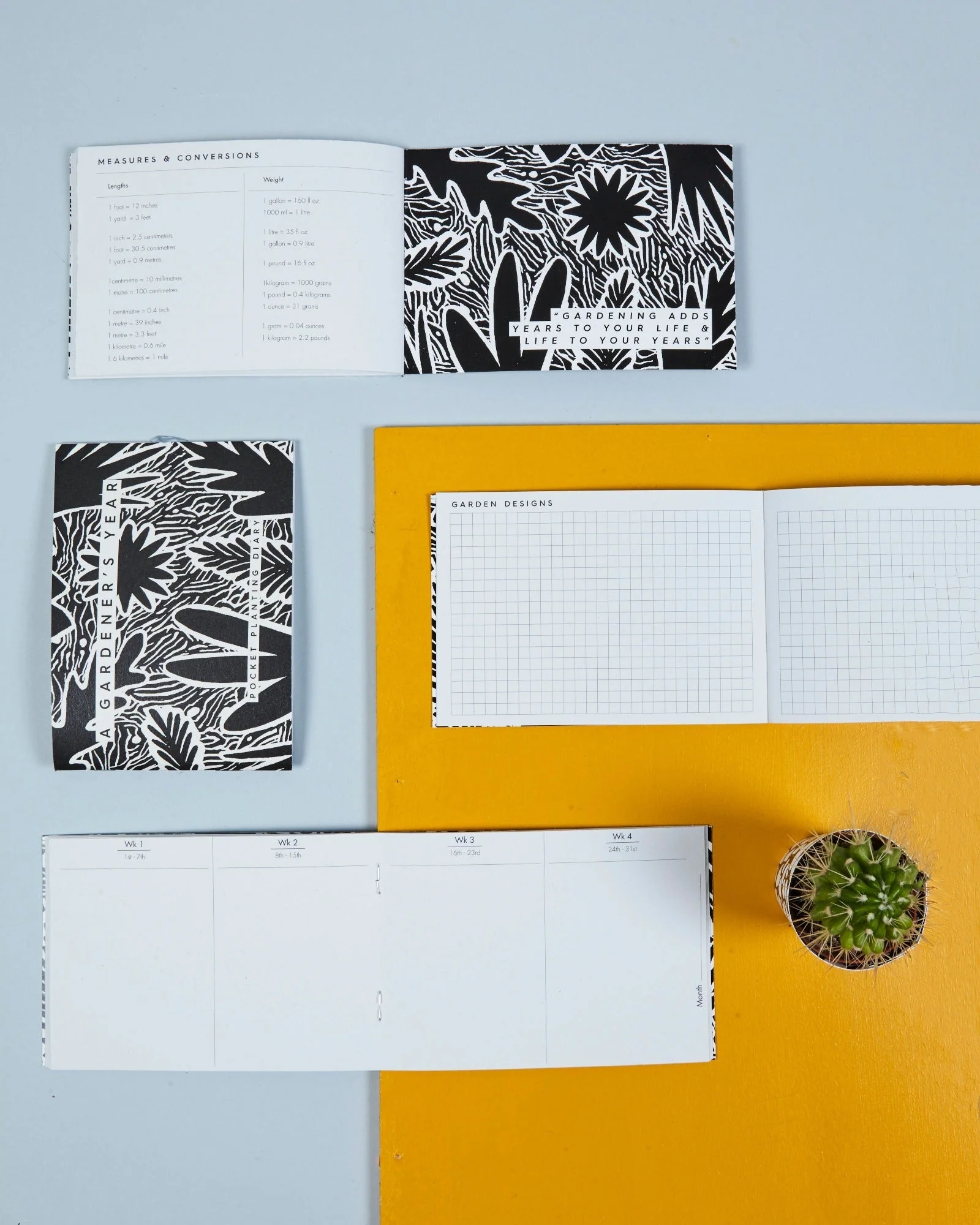 Gardener’s Diary – Black & White Illustrated Journal | Studio Wald - Image 7