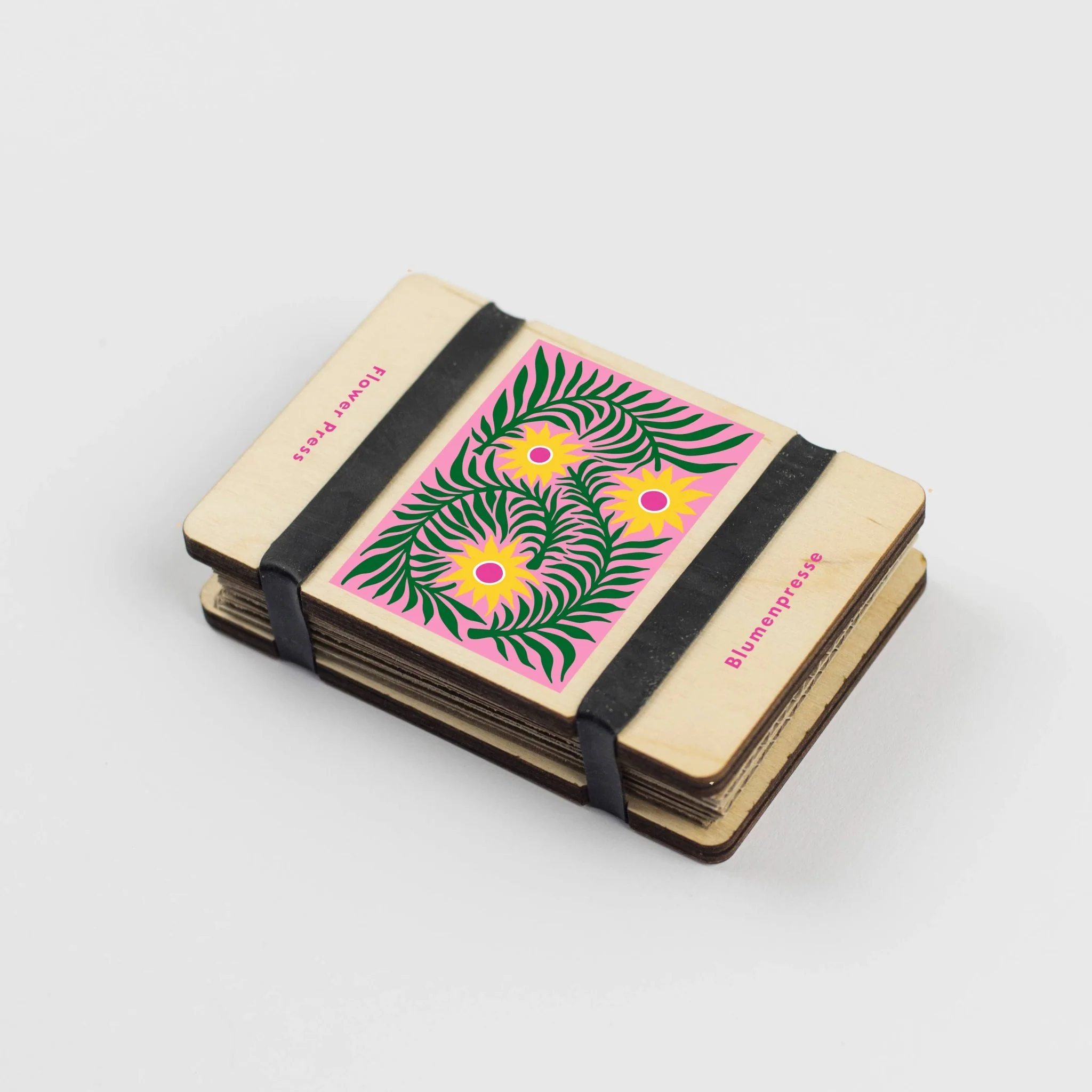 Pocket Flower Press Kit – Teasel Design for Wildflower Crafting | Studio Wald