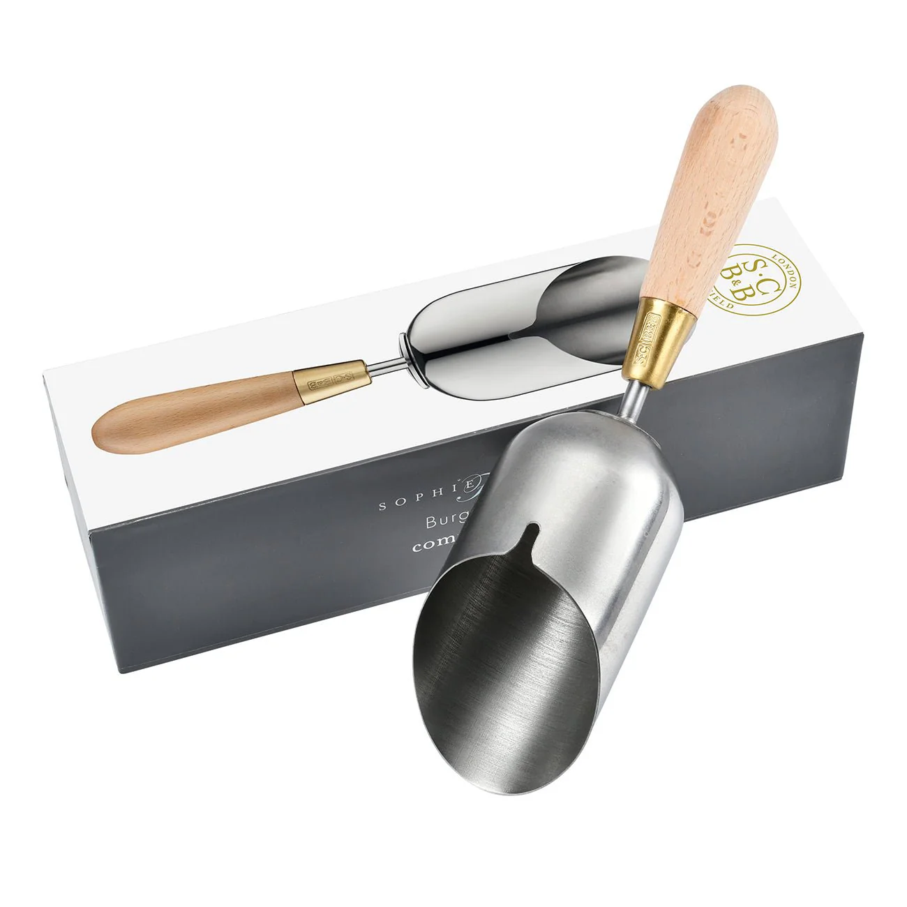 Compost Scoop – Sophie Conran Gift Boxed Garden Tool | Burgon & Ball