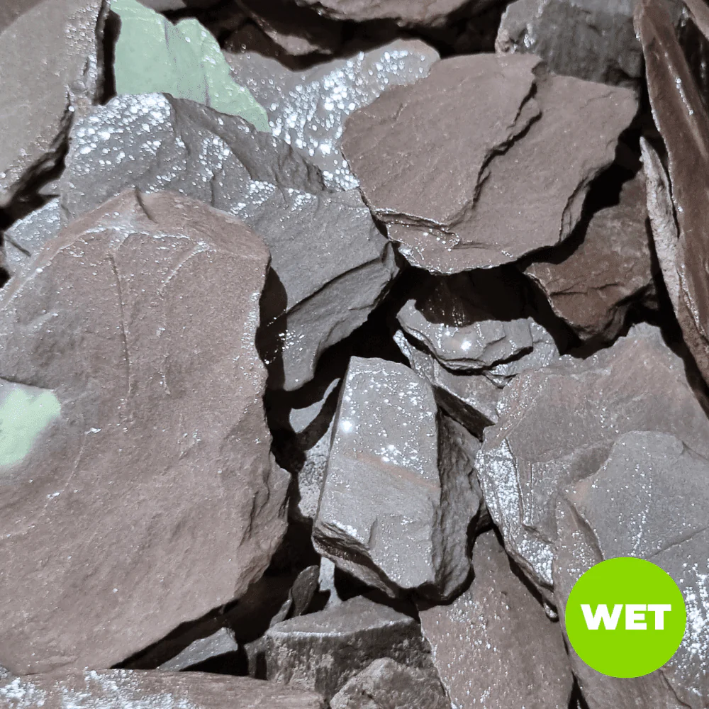 Welsh Blue Plum Crushed Slate Chippings 40mm - Image 3